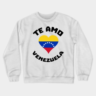 I Love VZLA - Camiseta Bandera Corazon Venezuela Crewneck Sweatshirt